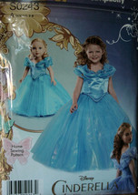 Pattern 0243 Child size 3-8 Cinderella Dress &amp; 18&quot; Doll Dress - $6.99