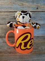 Stndrd 12oz Reeses Coffee/Hot Cocoa/Chocolate Mug w/ Plush Reeses Bear Gift Set - £16.06 GBP
