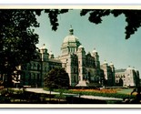 Parliament Buildings Victoria BC Canada UNP Chrome Postcard B19 - $1.93