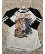 Star Wars Womens Baseball Logo tee Pull Over Freeze Size Large Top Casual - $319.69 MXN