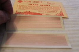 HO Scale Champ Decals, 1/16&quot; wide Red Stripes Decal Set #S-6 - £10.51 GBP