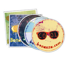 Pack of 5 Bonanza Stickers - £3.93 GBP