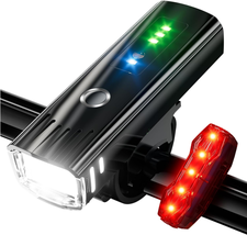 IPSXP 3000 Lumens Bike Light Set USB Rechargeable Bicycle Front Headlight - £21.42 GBP