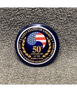 Korean War 50th Anniversary Commemorative Button and Lapel Pin Military ... - £9.34 GBP