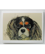 Cavalier King Charles Spaniel Note Cards Dog Art Solomon - £9.95 GBP