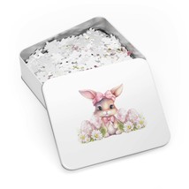 Jigsaw Puzzle in Tin, Easter, Easter Rabbit, Personalised/Non-Personalised, awd- - £28.22 GBP+