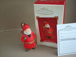 Hallmark Keepsake Ornament - &quot;Kris Kringle&quot; -  2003 - £7.92 GBP