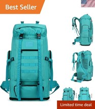 Rugged 70L Outdoor Backpack with Utility Pockets - Ideal for Climbing &amp; ... - $54.00