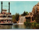 Marchio Twain Fiume Barca Disneyland California Ca Unp Cromo Cartolina C... - $4.04