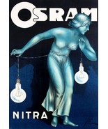 7637.Vintage design 18x24 Poster.Home room office decor.Osram Nitra Ligh... - £22.45 GBP