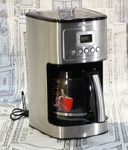 Cuisinart 12 Cup 2-In-1 Coffee Center Coffeemaker Black Stainless DCC-32... - $47.99