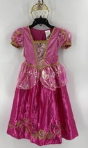 Pink Diamond Princess Halloween Dress Costume Girls Sz 6-6X with Gold Ti... - $29.70