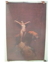 Frank Frazetta Poster  Lady Sabertooth Tiger - $35.99