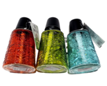 3 Pack Colored Glass Tiki Table Torch Red Blue Green Outdoor Patio Table... - $41.99