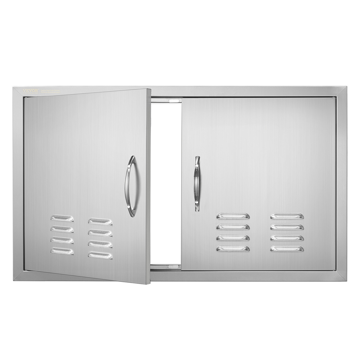 VEVOR BBQ Access Door, 36W x 21H in, 2 Outdoor Kitchen Door,  Flush Moun... - $66.99