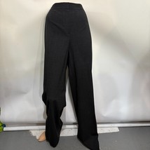 Lafayette 148 NY 14 Gray Wool Blend Wide Leg Slacks Pants - £58.00 GBP