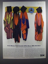 1964 IBM Computers Ad - Ph.D. (Wales); Ph.D. (Cantab); D.Phil. (Oxon); IBM - $18.49