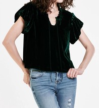 Dear John Denim maggie puff sleeve top in Sycamore - £41.82 GBP