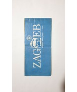 Vintage 1980s ZAGREB City Central (Croatia; ex-Yugoslavia) Tourist Foldi... - €27,95 EUR