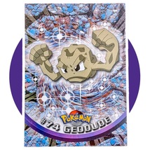 Pokemon Topps Series 1 Card (A21): #74 Geodude, Blue Logo - £7.40 GBP