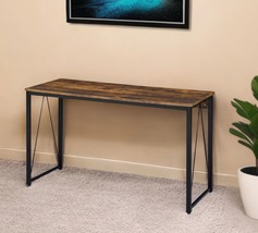 47" Brown and Black Writing Desk - $3,624.26 MXN