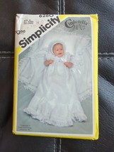 Simplicity 6260 Baby&#39;s Christening Dress Hat Pillow Blanket Sewing Pattern Uc Ff - £10.79 GBP