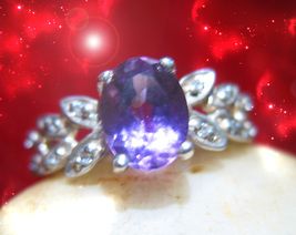 HAUNTED RING PROTECT MY MONEY FLOW INCOME GOLDEN ROYAL COLLECTION MAGICK image 2