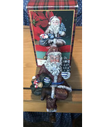 Vintage Festive Christmas Stocking Santa Hanger Windsor Collection 24412 - £14.03 GBP