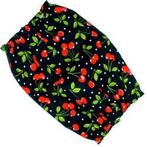 Dog Snood Bunches of Cherries Red Black Cotton Puppy REGULAR - $9.90