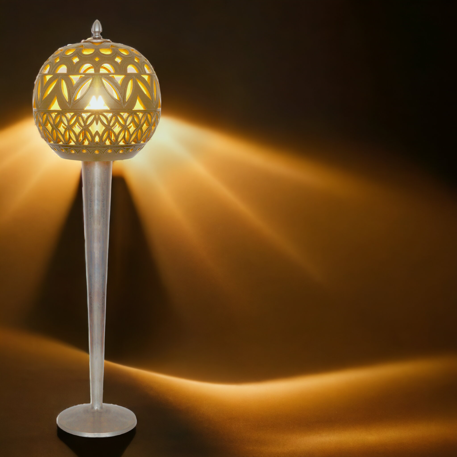 Cottage Lamp Ground Light Table Lamp " Bee Hive " Unique Item image 6