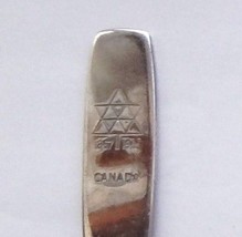 Collector Souvenir Spoon Canada Centennial 1867 1967 Stylized Maple Leaf - £10.21 GBP