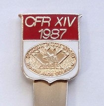 Collector Souvenir Spoon Canada Alberta Edmonton CFR XIV &#39;87 Northlands ... - $4.99