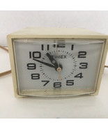 Timex bedroom small bedside alarm clock model 7299A sold as is vintage c... - $368.97 MXN