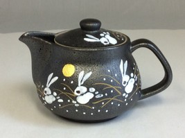 Kutani Ware Hopping Rabbit Haneusagi Porcelain Teapot Kyusu Tea Strainer... - $46.71