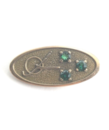 VTG McDonnell Douglas 10K Gold-Filled 20-Year Service Pin 3 Emerald Avia... - $61.51 CAD