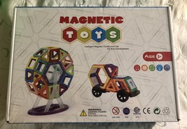 DreambuilderToy 106 PCS Magnetic Tiles Set, STEM Building Block Educational Kit - £31.41 GBP