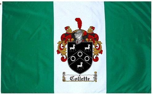 Collette Coat of Arms Flag / Family Crest Flag - $29.99