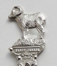 Collector Souvenir Spoon Canada Alberta Banff Bighorn Sheep - £7.96 GBP