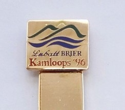 Collector Souvenir Spoon Canada BC Kamloops Labatt Brier 96 Curling Cham... - £3.93 GBP