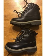 TKS Child Black Mid Top Slip Resistant Boots Size US 11 EU 28.5 MX 18 UK... - £11.19 GBP