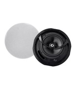 Monoprice 2-Way Carbon Fiber In-Wall Speakers 8 Inch (Pair) 12 WATTS 13683 - New - $130.55