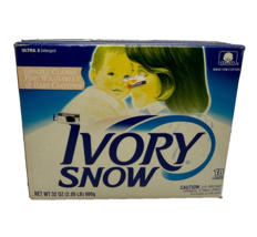 Vintage IVORY SNOW Detergent Soap Powder - Unopened- Factory Sealed 32 o... - £39.22 GBP