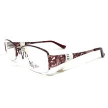 Roberto Steffani RS/S 12 COL 30 Eyeglasses Frames Red Square Half Rim 51-17-135 - £21.74 GBP