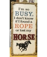 Western Themed Wall Plaque Sign - $19.22 CAD