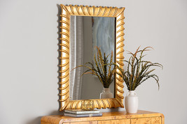 Rosalba Antique Goldleaf Accent Wall Mirror - $3,191.07 MXN