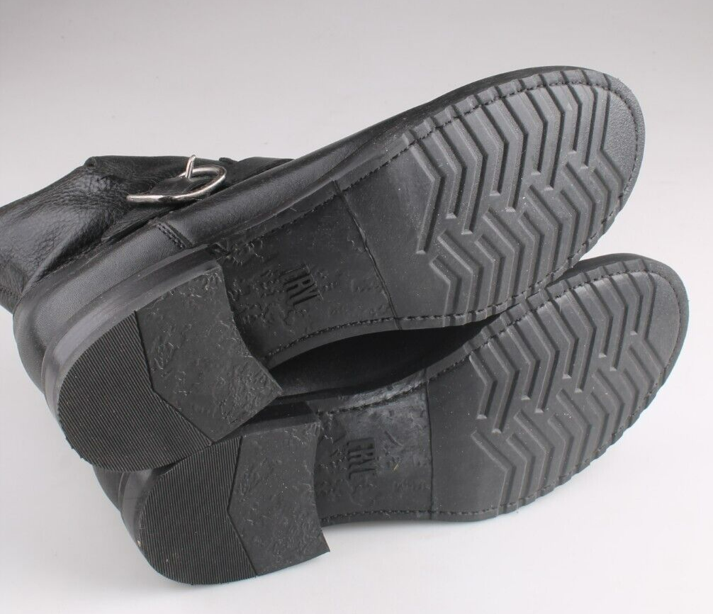 Botín FRYE “Veronica” Negro 8.5 10 De Mujer De Cuero Aceitado Impermeable Item image 6