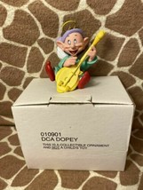 Disney DOPEY Christmas Ornament Grolier DCA #010901 with Box - £9.43 GBP