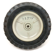 Lawnmower Wheel 7-5/8&quot; x 1 3/4&quot; 1-5/8&quot; Offset Bore Gray Plastic Diamond ... - £7.96 GBP