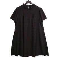 Shein Curve Dress Plus Size 2X  Polka Dot Flutter Sleeve Knee Length Pullover  - £9.28 GBP