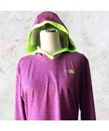 The North Face Purple Heather Long Sleeve Thumb Hole Flashdry Hoodie - W... - $39.92 CAD